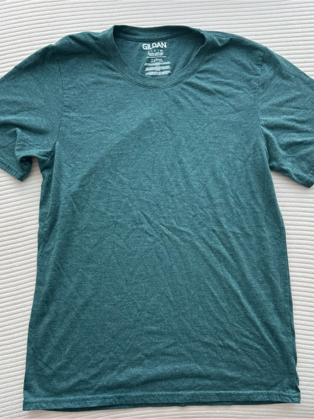 Gildan Men's Crew Neck Tee — Teal